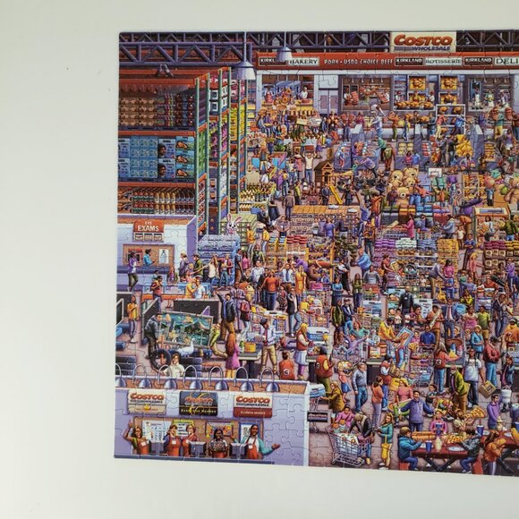 Puzzle 500pc 19x26 Dowdle Costco Wholesale Shopping Store Jigsaw Pre-owned - Picture 12 of 16